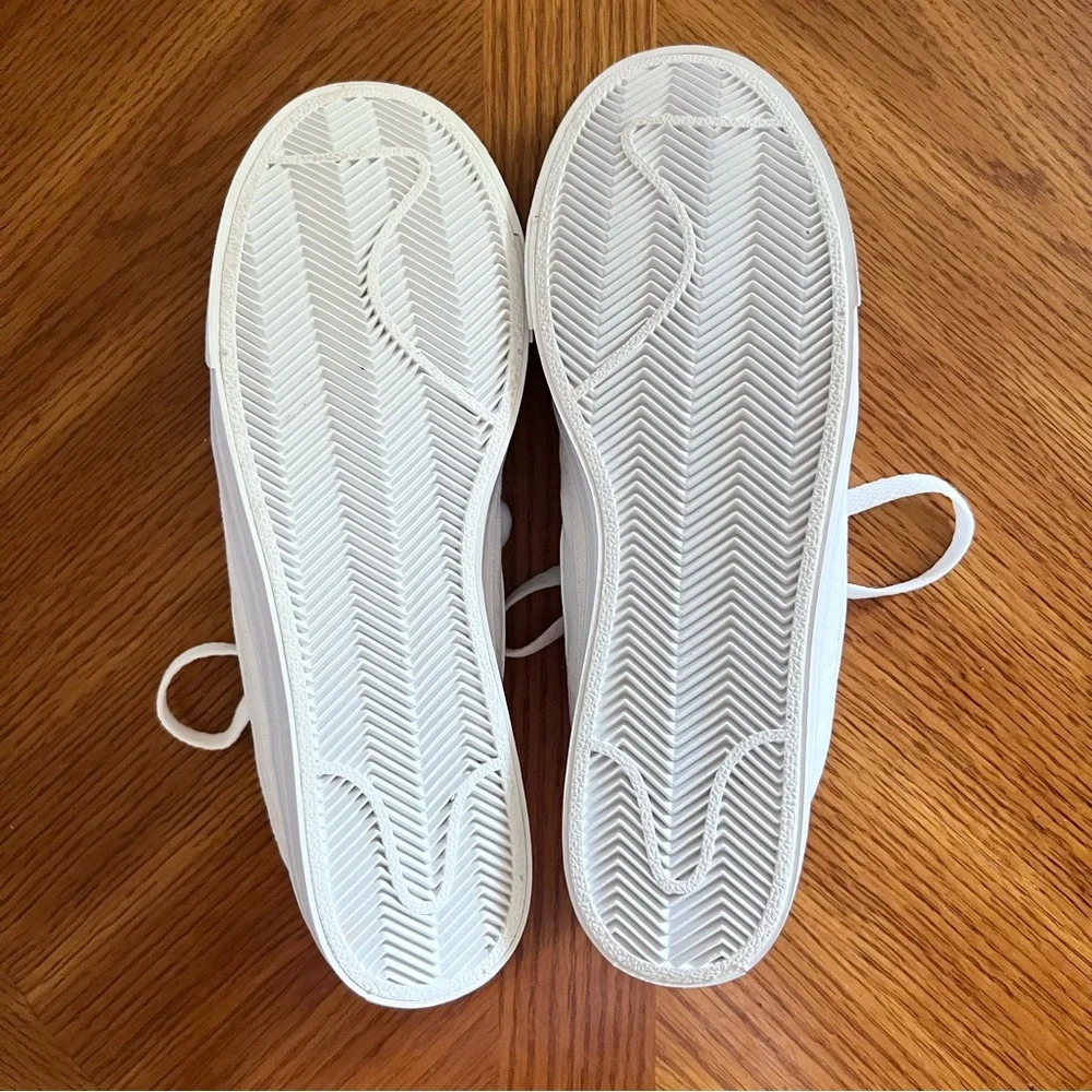 NIKE | Women’s Court Legacy White Canvas Sneaker 100 White/Summit White Size 10 - Picture 8 of 12